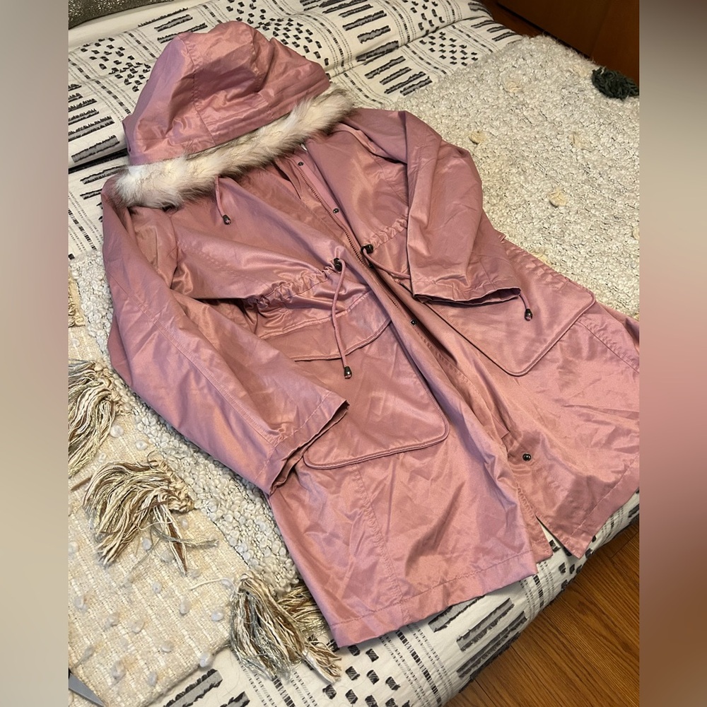 π·οΈ NWT - 1X | Torrid | Nylon 3-in-1 Parka Puffer | Foxglove - Picture 5 of 15